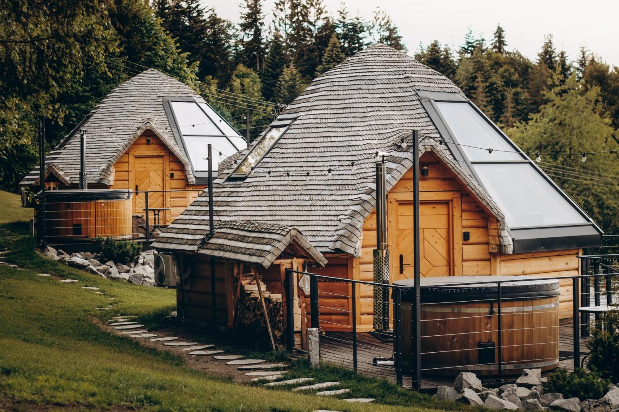 Osada Poli Koniakow - Panoramiczny Domek Nr 2 Z Prywatna Balia I Hydromasazem Exterior foto