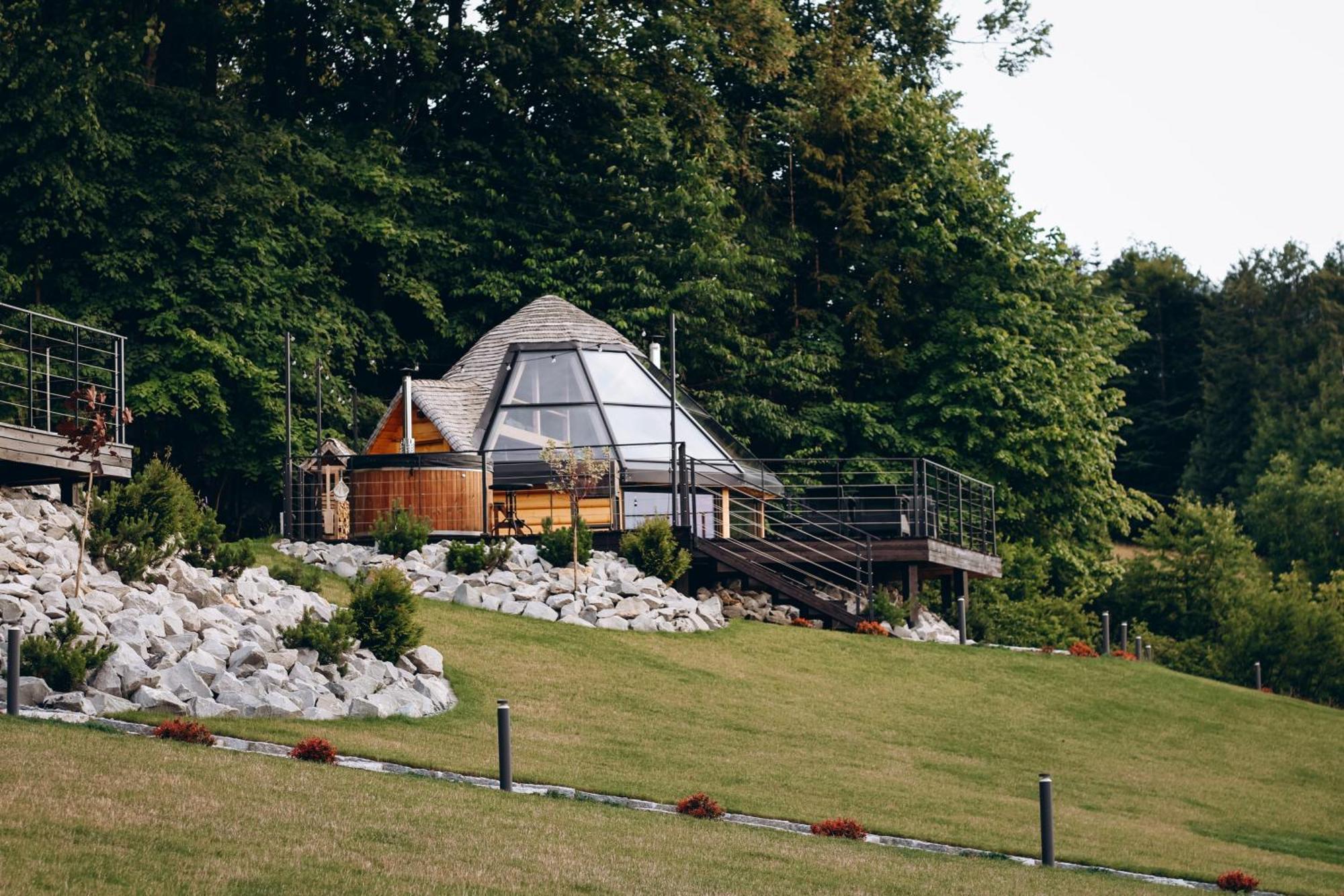 Osada Poli Koniakow - Panoramiczny Domek Nr 2 Z Prywatna Balia I Hydromasazem Exterior foto